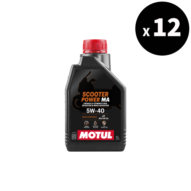 MOTUL KIT SCOOTER POWER 5W40 1LX12